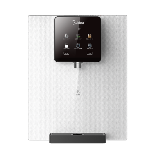 美的（Midea）白泽管线机 即热式直饮机净水器套装搭档冷热两用饮水机 MG902-D白月光